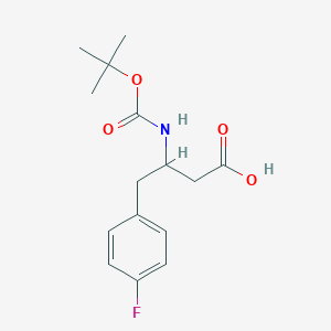 3-((Tert-butoxycarbonyl)amino)-4-(4-fluorophenyl)butanoic acid