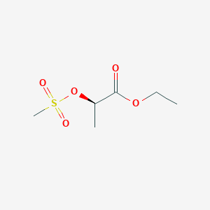 Propanoic acid, 2-[(methylsulfonyl)oxy]-, ethyl ester, (R)-