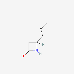 2-Azetidinone, 4-(2-propenyl)-