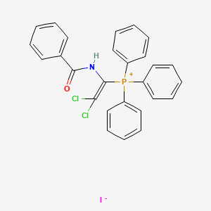 (1-Benzoylamino-2,2-dichlorovinyl)triphenylphosphonium iodide