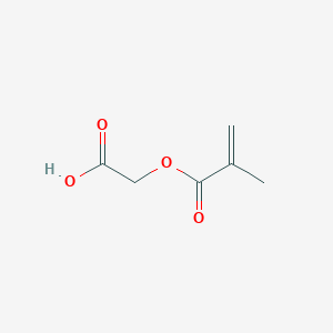 molecular formula C6H8O4 B3056053 Methacryloyloxyacetic acid CAS No. 6852-90-0