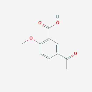 molecular formula C10H10O4 B3056054 5-乙酰基-2-甲氧基苯甲酸 CAS No. 68535-61-5