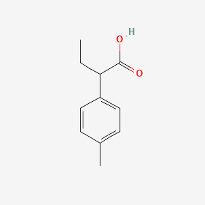 molecular formula C11H14O2 B3056069 2-(4-Methylphenyl)butanoic acid CAS No. 68692-82-0