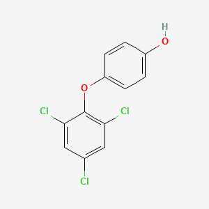 molecular formula C12H7Cl3O2 B3056091 Hydroxychlornitrofen CAS No. 68906-24-1