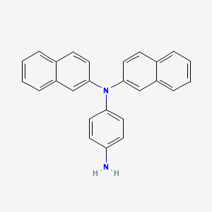 molecular formula C26H20N2 B3056094 N,N-Di-2-naphthyl-p-phenylenediamine CAS No. 68941-03-7