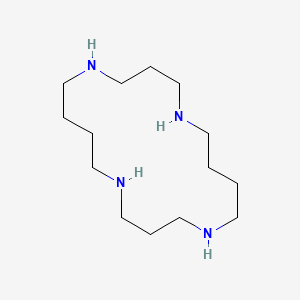 molecular formula C14H32N4 B3056097 1,5,10,14-四氮杂环十八烷 CAS No. 68966-28-9