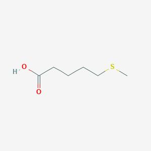 molecular formula C6H12O2S B3056110 5-(Methylsulfanyl)pentanoic acid CAS No. 69082-95-7