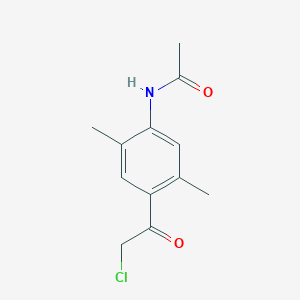 N-[4-(Chloroacetyl)-2,5-dimethylphenyl]acetamide