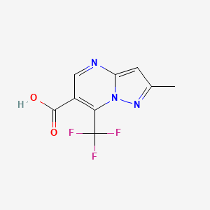 2-Methyl-7-(trifluoromethyl)pyrazolo[1,5-a]pyrimidine-6-carboxylic acid