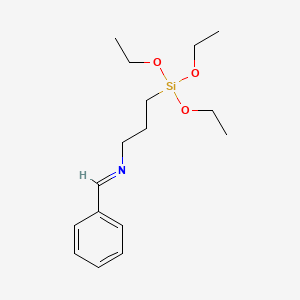 molecular formula C16H27NO3Si B3056126 1-Propanamine, N-(phenylmethylene)-3-(triethoxysilyl)- CAS No. 69227-26-5