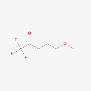 molecular formula C6H9F3O2 B3056130 1,1,1-三氟-5-甲氧基戊烷-2-酮 CAS No. 69243-10-3