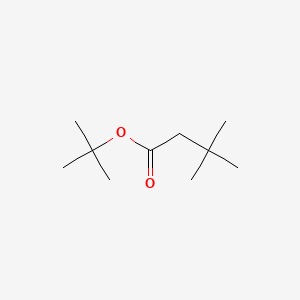 molecular formula C10H20O2 B3056137 3,3-二甲基丁酸，1,1-二甲基乙酯 CAS No. 69341-75-9