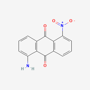 molecular formula C14H8N2O4 B3056140 1-Amino-5-nitroanthraquinone CAS No. 6937-75-3