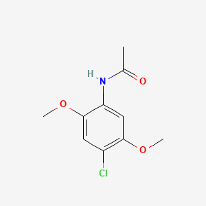 molecular formula C10H12ClNO3 B3056143 N-(4-Chloro-2,5-dimethoxyphenyl)acetamide CAS No. 6938-75-6