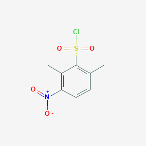 2,6-Dimethyl-3-nitrobenzene-1-sulfonyl chloride