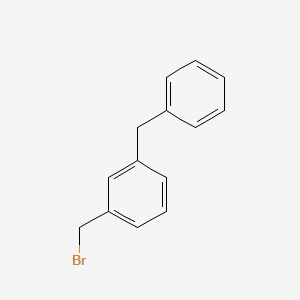 Benzene, 1-(bromomethyl)-3-(phenylmethyl)-