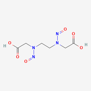 molecular formula C6H10N4O6 B3056153 2,2'-[Ethane-1,2-diylbis(nitrosoimino)]diacetic acid CAS No. 6943-40-4