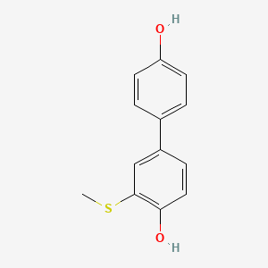 4-(4-Hydroxyphenyl)-2-(methylthio)phenol