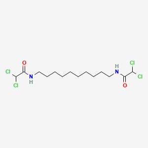 2,2-dichloro-N-[10-[(2,2-dichloroacetyl)amino]decyl]acetamide