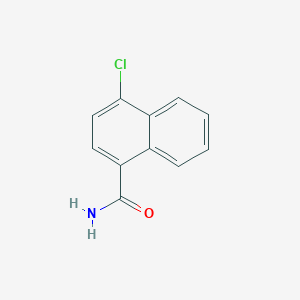 molecular formula C11H8ClNO B3056171 4-Chloronaphthalene-1-carboxamide CAS No. 6948-43-2