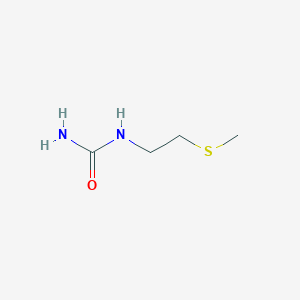molecular formula C4H10N2OS B3056174 1-[2-(Methylsulfanyl)ethyl]urea CAS No. 6950-55-6