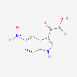 molecular formula C10H6N2O5 B3056179 (5-Nitro-1h-indol-3-yl)(oxo)acetic acid CAS No. 6953-39-5