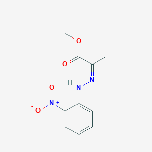 ethyl (2Z)-2-[(2-nitrophenyl)hydrazinylidene]propanoate