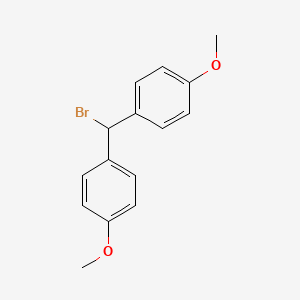 molecular formula C15H15BrO2 B3056182 4,4'-Dimethoxybenzhydryl bromide CAS No. 69545-37-5