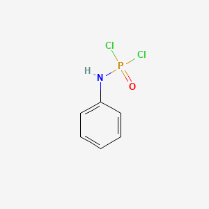 molecular formula C6H6Cl2NOP B3056183 Phenylphosphoramidic dichloride CAS No. 6955-57-3