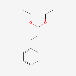 molecular formula C13H20O2 B3056184 (3,3-Diethoxypropyl)benzene CAS No. 6956-37-2