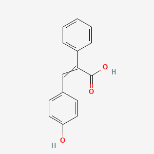 Benzeneaceticacid, a-[(4-hydroxyphenyl)methylene]-