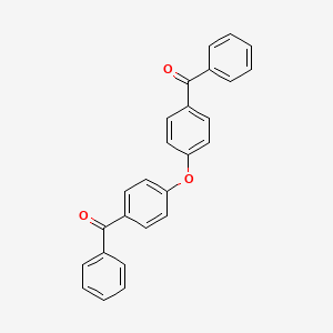 molecular formula C26H18O3 B3056205 (4-(4-Benzoyl-phenoxy)-phenyl)-phenyl-methanone CAS No. 6966-89-8