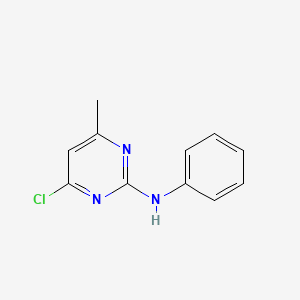 2-Anilino-4-chloro-6-methylpyrimidine