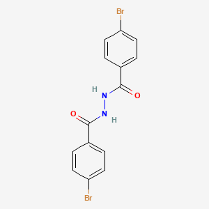 molecular formula C14H10Br2N2O2 B3056214 1,2-Bis(4-bromobenzoyl)hydrazine CAS No. 69673-99-0