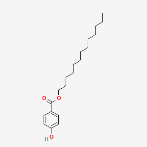 molecular formula C20H32O3 B3056215 Tridecyl 4-hydroxybenzoate CAS No. 69679-32-9