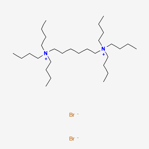 molecular formula C30H66Br2N2 B3056218 1,6-Hexanediaminium, N,N,N,N',N',N'-hexabutyl-, dibromide CAS No. 69696-98-6