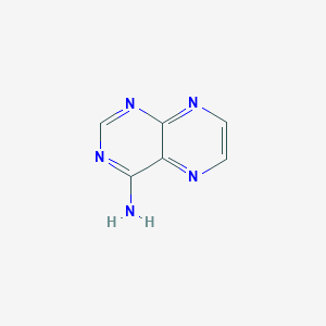 molecular formula C6H5N5 B3056231 4-Pteridinamine CAS No. 6973-01-9