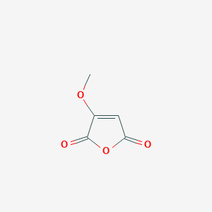 molecular formula C5H4O4 B3056262 2,5-Furandione, 3-methoxy- CAS No. 69945-03-5