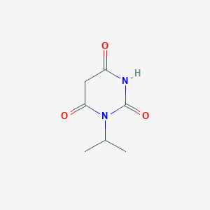 molecular formula C7H10N2O3 B3056266 1-isopropylpyrimidine-2,4,6(1H,3H,5H)-trione CAS No. 69998-14-7