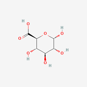 molecular formula C6H10O7 B3056270 alpha-D-glucopyranuronic acid CAS No. 70021-34-0