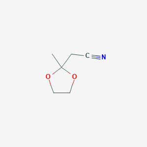 2-(2-Methyl-1,3-dioxolan-2-yl)acetonitrile