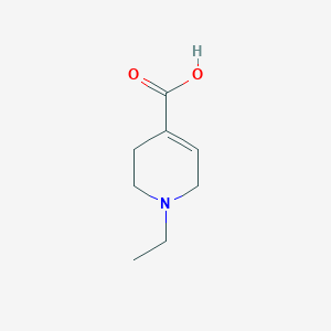 molecular formula C8H13NO2 B3056293 1-Ethyl-1,2,3,6-tetrahydropyridine-4-carboxylic acid CAS No. 701905-55-7