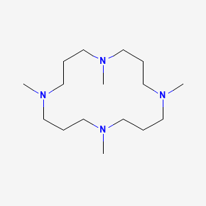 molecular formula C16H36N4 B3056297 1,5,9,13-Tetramethyl-1,5,9,13-tetraazacyclohexadecane CAS No. 70233-56-6