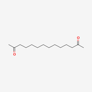 molecular formula C14H26O2 B3056306 2,13-十四烷二酮 CAS No. 7029-11-0