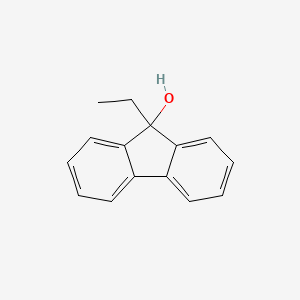 molecular formula C15H14O B3056307 9-Ethyl-9h-fluoren-9-ol CAS No. 7029-48-3
