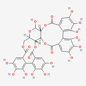 molecular formula C34H24O22 B3056322 Pedunculagin CAS No. 7045-42-3