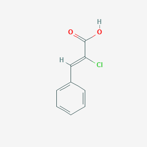 molecular formula C9H7ClO2 B3056336 (2Z)-2-氯-3-苯基丙烯酸 CAS No. 705-54-4