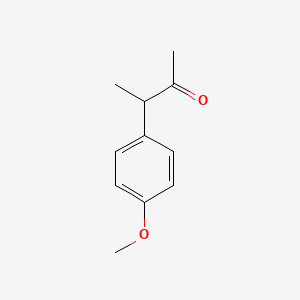 molecular formula C11H14O2 B3056359 3-(4-Methoxyphenyl)butan-2-one CAS No. 7074-12-6