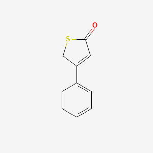 molecular formula C10H8OS B3056393 4-Phenylthiophen-2(5H)-one CAS No. 71023-09-1