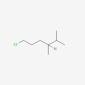 molecular formula C8H17Cl B3056411 Hexane, 1-chloro-4,5-dimethyl- CAS No. 71173-65-4